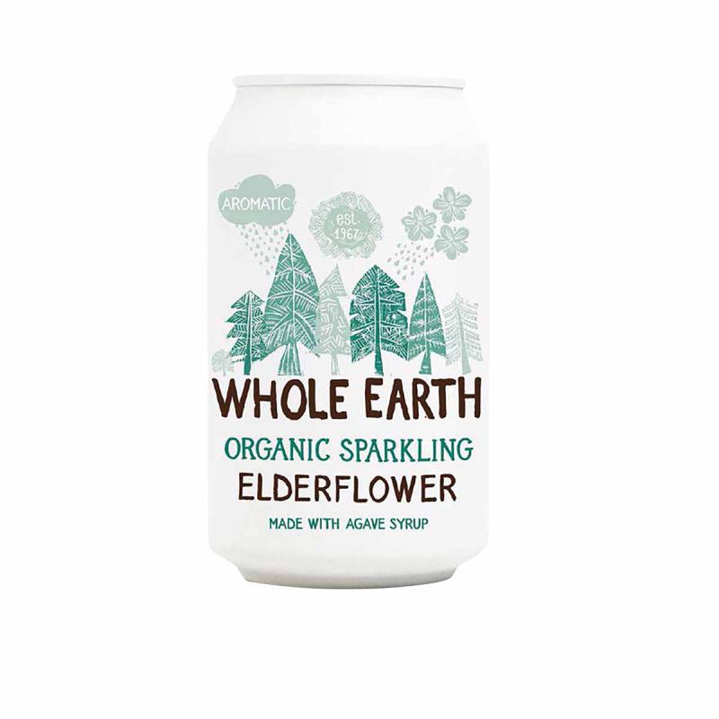 Sparkling elderflower van Whole Earth Excl. statiegeld, 24 x 330